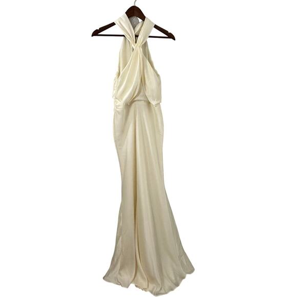 Maniju Formal Maxi Halter Dress size Small - Picture 4 of 7